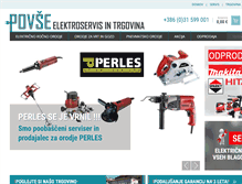 Tablet Screenshot of elektroservis-povse.com